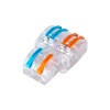 GloboStar® FAST-CONNECT 69909 Διπλή σε Τετραπλή Κλέμα Ταχείας Σύνδεσης & Διακλάδωσης Καλωδίων - 2 x Είσοδοι & 4 x Έξοδοι με Συμβατή Διατομή Καλωδίων 0.08mm² έως 2.5mm² - 250V/4KV 32A Max - Μ2.6 x Π4 x Υ1.5cm - Διάφανο με Πορτοκαλί & Μπλε - Πακέτο 5 Τεμαχί GloboStar® FAST-CONNECT 69909 Διπλή σε Τετραπλή Κλέμα Ταχείας Σύνδεσης & Διακλάδωσης Καλωδίων - 2 x Είσοδοι & 4 x Έξοδοι με Συμβατή Διατομή Καλωδίων 0.08mm² έως 2.5mm² - 250V/4KV 32A Max - Μ2.6 x Π4 x Υ1.5cm - Διάφανο με Πορτοκαλί & Μπλε - Πακέτο 5 Τεμαχί