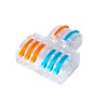 GloboStar® FAST-CONNECT 69910 Διπλή σε Εξαπλή Κλέμα Ταχείας Σύνδεσης & Διακλάδωσης Καλωδίων - 2 x Είσοδοι & 6 x Έξοδοι με Συμβατή Διατομή Καλωδίων 0.08mm² έως 2.5mm² - 250V/4KV 32A Max - Μ3.6 x Π4 x Υ1.5cm - Διάφανο με Πορτοκαλί & Μπλε - Πακέτο 5 Τεμαχίων GloboStar® FAST-CONNECT 69910 Διπλή σε Εξαπλή Κλέμα Ταχείας Σύνδεσης & Διακλάδωσης Καλωδίων - 2 x Είσοδοι & 6 x Έξοδοι με Συμβατή Διατομή Καλωδίων 0.08mm² έως 2.5mm² - 250V/4KV 32A Max - Μ3.6 x Π4 x Υ1.5cm - Διάφανο με Πορτοκαλί & Μπλε - Πακέτο 5 Τεμαχίων