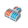GloboStar® FAST-CONNECT 69914 Διπλή σε Εξαπλή Κλέμα Ταχείας Σύνδεσης & Διακλάδωσης Καλωδίων - 2 x Είσοδοι & 6 x Έξοδοι με Συμβατή Διατομή Καλωδίων 0.08mm² έως 2.5mm² - 250V/4KV 32A Max - Μ3.6 x Π4 x Υ1.5cm - Γκρι με Πορτοκαλί & Μπλε - Πακέτο 5 Τεμαχίων - GloboStar® FAST-CONNECT 69914 Διπλή σε Εξαπλή Κλέμα Ταχείας Σύνδεσης & Διακλάδωσης Καλωδίων - 2 x Είσοδοι & 6 x Έξοδοι με Συμβατή Διατομή Καλωδίων 0.08mm² έως 2.5mm² - 250V/4KV 32A Max - Μ3.6 x Π4 x Υ1.5cm - Γκρι με Πορτοκαλί & Μπλε - Πακέτο 5 Τεμαχίων -