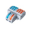 GloboStar® FAST-CONNECT 69914 Διπλή σε Εξαπλή Κλέμα Ταχείας Σύνδεσης & Διακλάδωσης Καλωδίων - 2 x Είσοδοι & 6 x Έξοδοι με Συμβατή Διατομή Καλωδίων 0.08mm² έως 2.5mm² - 250V/4KV 32A Max - Μ3.6 x Π4 x Υ1.5cm - Γκρι με Πορτοκαλί & Μπλε - Πακέτο 5 Τεμαχίων - GloboStar® FAST-CONNECT 69914 Διπλή σε Εξαπλή Κλέμα Ταχείας Σύνδεσης & Διακλάδωσης Καλωδίων - 2 x Είσοδοι & 6 x Έξοδοι με Συμβατή Διατομή Καλωδίων 0.08mm² έως 2.5mm² - 250V/4KV 32A Max - Μ3.6 x Π4 x Υ1.5cm - Γκρι με Πορτοκαλί & Μπλε - Πακέτο 5 Τεμαχίων -