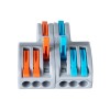 GloboStar® FAST-CONNECT 69914 Διπλή σε Εξαπλή Κλέμα Ταχείας Σύνδεσης & Διακλάδωσης Καλωδίων - 2 x Είσοδοι & 6 x Έξοδοι με Συμβατή Διατομή Καλωδίων 0.08mm² έως 2.5mm² - 250V/4KV 32A Max - Μ3.6 x Π4 x Υ1.5cm - Γκρι με Πορτοκαλί & Μπλε - Πακέτο 5 Τεμαχίων - GloboStar® FAST-CONNECT 69914 Διπλή σε Εξαπλή Κλέμα Ταχείας Σύνδεσης & Διακλάδωσης Καλωδίων - 2 x Είσοδοι & 6 x Έξοδοι με Συμβατή Διατομή Καλωδίων 0.08mm² έως 2.5mm² - 250V/4KV 32A Max - Μ3.6 x Π4 x Υ1.5cm - Γκρι με Πορτοκαλί & Μπλε - Πακέτο 5 Τεμαχίων -