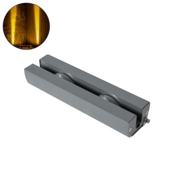 GLOBOSTAR® WINDOW-ARTE 90719 Αρχιτεκτονικό Φωτιστικό Ανάδειξης Παραθύρων Window Light LED 18W 1620lm 8x180° DC 24V Αδιάβροχο IP67 Θερμό Λευκό 2700K Dimmable - Γκρι Ανθρακί - Μ25 x Π7 x Υ4.5cm - 3 Χρόνια Εγγύηση