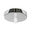 GloboStar® DIY 77502 Επιτοίχια Στρογγυλή Ροζέτα - Βάση για 1 Κρεμαστό Φωτιστικό - Φ10 x Υ2cm - Χρώμιο / Νίκελ - Μεταλλικό - 5 Χρόνια Εγγύηση GloboStar® DIY 77502 Επιτοίχια Στρογγυλή Ροζέτα - Βάση για 1 Κρεμαστό Φωτιστικό - Φ10 x Υ2cm - Χρώμιο / Νίκελ - Μεταλλικό - 5 Χρόνια Εγγύηση
