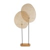 GloboStar® AZUL 02232 Boho Επιδαπέδιο Φωτιστικό Διφωτο 2 x E27 IP20 Μπεζ Ξύλο με Μαύρο Μέταλλο - Μ90 x Π17 x Υ170cm GloboStar® AZUL 02232 Boho Επιδαπέδιο Φωτιστικό Διφωτο 2 x E27 IP20 Μπεζ Ξύλο με Μαύρο Μέταλλο - Μ90 x Π17 x Υ170cm