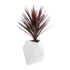 GloboStar® Artificial Garden ALBEROBELLO 20737 Επιδαπέδιο Πολυεστερικό Τσιμεντένιο Κασπώ Γλάστρα - Flower Pot Λευκό Μ50 x Π30 x Υ50cm GloboStar® Artificial Garden ALBEROBELLO 20737 Επιδαπέδιο Πολυεστερικό Τσιμεντένιο Κασπώ Γλάστρα - Flower Pot Λευκό Μ50 x Π30 x Υ50cm