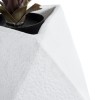 GloboStar® Artificial Garden ALBEROBELLO 20737 Επιδαπέδιο Πολυεστερικό Τσιμεντένιο Κασπώ Γλάστρα - Flower Pot Λευκό Μ50 x Π30 x Υ50cm GloboStar® Artificial Garden ALBEROBELLO 20737 Επιδαπέδιο Πολυεστερικό Τσιμεντένιο Κασπώ Γλάστρα - Flower Pot Λευκό Μ50 x Π30 x Υ50cm