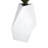 GloboStar® Artificial Garden ALBEROBELLO 20738 Επιδαπέδιο Πολυεστερικό Τσιμεντένιο Κασπώ Γλάστρα - Flower Pot Λευκό Μ58 x Π30 x Υ90cm GloboStar® Artificial Garden ALBEROBELLO 20738 Επιδαπέδιο Πολυεστερικό Τσιμεντένιο Κασπώ Γλάστρα - Flower Pot Λευκό Μ58 x Π30 x Υ90cm