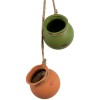 GloboStar® Artificial Garden AIGYPT 20531 ΣΕΤ 2 Κρεμαστά Διακοσμητικά Κεραμικά Κασπώ Γλάστρες - Flower Pots Μαύρό με Γαλάζιο και Πράσινο με Πορτοκαλί Μ18 x Π10 x Υ70cm GloboStar® Artificial Garden AIGYPT 20531 ΣΕΤ 2 Κρεμαστά Διακοσμητικά Κεραμικά Κασπώ Γλάστρες - Flower Pots Μαύρό με Γαλάζιο και Πράσινο με Πορτοκαλί Μ18 x Π10 x Υ70cm