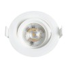 GLOBOSTAR® DE VALERA 60184 Χωνευτό Κινούμενο Downlight Σποτ LED 5W 470lm 60° AC 220-240V IP20 Θερμό Λευκό 2700K - Bridgelux SMD Chip & TÜV SÜD Driver - Λευκό Ματ - Μ9 x Π9 x Υ4cm / Q8cm - 3 Χρόνια Εγγύηση GLOBOSTAR® DE VALERA 60184 Χωνευτό Κινούμενο Downlight Σποτ LED 5W 470lm 60° AC 220-240V IP20 Θερμό Λευκό 2700K - Bridgelux SMD Chip & TÜV SÜD Driver - Λευκό Ματ - Μ9 x Π9 x Υ4cm / Q8cm - 3 Χρόνια Εγγύηση