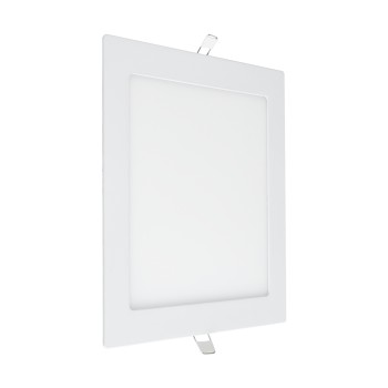 GloboStar® 60199 Χωνευτό LED Panel 20W 2060lm 120° AC 220-240V IP20 Μ22.5 x Π22.5 x Υ1.9cm Θερμό Λευκό 2700K - 3 Χρόνια Εγγύηση