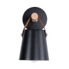 GLOBOSTAR® AMY 00947 Μοντέρνο Φωτιστικό Τοίχου - Απλίκα με Ντουί 1 x E27 AC 220-240V IP20 - Μαύρο & Μπεζ - Μ13 x Π22 x Υ25.5cm GLOBOSTAR® AMY 00947 Μοντέρνο Φωτιστικό Τοίχου - Απλίκα με Ντουί 1 x E27 AC 220-240V IP20 - Μαύρο & Μπεζ - Μ13 x Π22 x Υ25.5cm