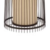 GloboStar® AZORES 01756 Boho Επιδαπέδιο Φωτιστικό Μονόφωτο 1 x E27 IP20 Καφέ & Μπεζ Ξύλο - Μ40 x Π40 x Υ150cm GloboStar® AZORES 01756 Boho Επιδαπέδιο Φωτιστικό Μονόφωτο 1 x E27 IP20 Καφέ & Μπεζ Ξύλο - Μ40 x Π40 x Υ150cm