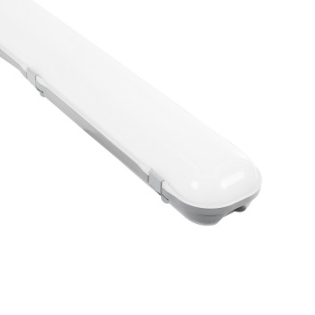 GLOBOSTAR® PARKING 61702 120cm Γραμμικό Βιομηχανικό Φωτιστικό Tri-Proof Τεχνολογίας Smart Group Linkable Control System 2.4Ghz με Αισθητήρα Κίνησης Microwave LED 48W 5760lm 120° AC 220-240V Αδιάβροχο IP65 Φυσικό Λευκό 5000K - LUMILEDs SMD Chip & TÜV SÜD D