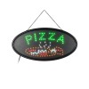 GloboStar® 75685 Φωτιστικό Ταμπέλα LED Οβάλ Σήμανσης PIZZA 3W με Πρίζα AC 230V - Μ48 x Π1.8 x Υ24.5cm GloboStar® 75685 Φωτιστικό Ταμπέλα LED Οβάλ Σήμανσης PIZZA 3W με Πρίζα AC 230V - Μ48 x Π1.8 x Υ24.5cm