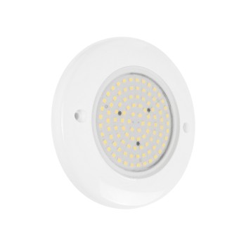 GLOBOSTAR® POOLARTY 61715 Υποβρύχιο Φωτιστικό για Σιντριβάνια/Πισίνες LED 8W 640lm 120° DC 12V Αδιάβροχο IP68 Φυσικό Λευκό 4500K Dimmable - Bridgelux SMD Chip - 1m VDE Rubber Καλώδιο - Φ13 x Υ2cm - 3 Χρόνια Εγγύηση
