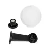 GLOBOSTAR® AGROS 61592 Φωτιστικό Τοίχου - Απλίκα Κήπου με Ντουί 1 x E27 AC 220-240V Αδιάβροχο IP65 - Λευκό & Μάυρο - Μ20 x Π20 x Υ30cm GLOBOSTAR® AGROS 61592 Φωτιστικό Τοίχου - Απλίκα Κήπου με Ντουί 1 x E27 AC 220-240V Αδιάβροχο IP65 - Λευκό & Μάυρο - Μ20 x Π20 x Υ30cm