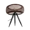 GloboStar® ZORION 999-0040 Vintage Επιτραπέζιο Φωτιστικό Πορτατίφ Μονόφωτο 1 x E27 IP20 Καφέ Ξύλο με Μαύρο Μέταλλο - Μ40 x Π40 x Υ43.5cm GloboStar® ZORION 999-0040 Vintage Επιτραπέζιο Φωτιστικό Πορτατίφ Μονόφωτο 1 x E27 IP20 Καφέ Ξύλο με Μαύρο Μέταλλο - Μ40 x Π40 x Υ43.5cm