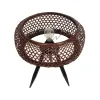 GloboStar® ZORION 999-0040 Vintage Επιτραπέζιο Φωτιστικό Πορτατίφ Μονόφωτο 1 x E27 IP20 Καφέ Ξύλο με Μαύρο Μέταλλο - Μ40 x Π40 x Υ43.5cm GloboStar® ZORION 999-0040 Vintage Επιτραπέζιο Φωτιστικό Πορτατίφ Μονόφωτο 1 x E27 IP20 Καφέ Ξύλο με Μαύρο Μέταλλο - Μ40 x Π40 x Υ43.5cm