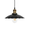 GLOBOSTAR® MARGI 999-0229 Vintage Κρεμαστό Φωτιστικό Οροφής με Ντουί 1 x E27 AC 220-240V IP20 - Μαύρο & Χρυσό - Μ26 x Π26 x Υ14cm GLOBOSTAR® MARGI 999-0229 Vintage Κρεμαστό Φωτιστικό Οροφής με Ντουί 1 x E27 AC 220-240V IP20 - Μαύρο & Χρυσό - Μ26 x Π26 x Υ14cm