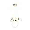 kelvo® GLOW 61658 Μοντέρνο Κρεμαστό Φωτιστικό Οροφής LED 36W 3600lm 360° AC 220-240V IP20 Ρυθμιζόμενο Λευκό CCT με Χειριστήριο από 2700K έως 6000K Dimmable - Lumileds SMD Chip - Χρυσό Πλατίνα & Λευκό Νήμα - Μ60 x Π60 x Υ45cm - 3 Χρόνια Εγγύηση kelvo® GLOW 61658 Μοντέρνο Κρεμαστό Φωτιστικό Οροφής LED 36W 3600lm 360° AC 220-240V IP20 Ρυθμιζόμενο Λευκό CCT με Χειριστήριο από 2700K έως 6000K Dimmable - Lumileds SMD Chip - Χρυσό Πλατίνα & Λευκό Νήμα - Μ60 x Π60 x Υ45cm - 3 Χρόνια Εγγύηση