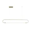 kelvo® GLOW 61664 Μοντέρνο Κρεμαστό Φωτιστικό Οροφής LED 15W 1500lm 360° AC 220-240V IP20 Ρυθμιζόμενο Λευκό CCT με Χειριστήριο από 2700K έως 6000K Dimmable - Lumileds SMD Chip - Χρυσό Πλατίνα & Λευκό Νήμα - Μ120 x Π3 x Υ25cm - 3 Χρόνια Εγγύηση kelvo® GLOW 61664 Μοντέρνο Κρεμαστό Φωτιστικό Οροφής LED 15W 1500lm 360° AC 220-240V IP20 Ρυθμιζόμενο Λευκό CCT με Χειριστήριο από 2700K έως 6000K Dimmable - Lumileds SMD Chip - Χρυσό Πλατίνα & Λευκό Νήμα - Μ120 x Π3 x Υ25cm - 3 Χρόνια Εγγύηση