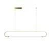 kelvo® GLOW 61664 Μοντέρνο Κρεμαστό Φωτιστικό Οροφής LED 15W 1500lm 360° AC 220-240V IP20 Ρυθμιζόμενο Λευκό CCT με Χειριστήριο από 2700K έως 6000K Dimmable - Lumileds SMD Chip - Χρυσό Πλατίνα & Λευκό Νήμα - Μ120 x Π3 x Υ25cm - 3 Χρόνια Εγγύηση kelvo® GLOW 61664 Μοντέρνο Κρεμαστό Φωτιστικό Οροφής LED 15W 1500lm 360° AC 220-240V IP20 Ρυθμιζόμενο Λευκό CCT με Χειριστήριο από 2700K έως 6000K Dimmable - Lumileds SMD Chip - Χρυσό Πλατίνα & Λευκό Νήμα - Μ120 x Π3 x Υ25cm - 3 Χρόνια Εγγύηση