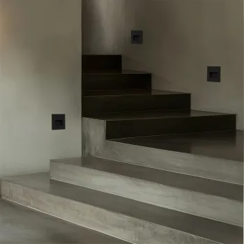 kelvo STEPART KLV-101-0077 Χωνευτό Φωτιστικό Σκαλοπατιού / Διαδρόμου LED 3W 375lm 45° AC 220-240V Αδιάβροχο IP65 Θερμό Λευκό 2700K - Lumileds SMD Chip & TÜV SÜD Driver - Μαύρο Ματ - Μ8.5 x Π5 x Υ8.5cm / Q6.72 x 6.72cm - 5 Χρόνια Εγγύηση