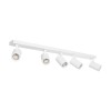 kelvo® SPOTA KLV-101-0143 Μοντέρνο Κινούμενο Φωτιστικό Σποτ Οροφής με Ντουί 5 x GU10 90° AC 220-240V IP20 - Λευκό Ματ - Μ79.5 x Π6.3 x Υ14cm kelvo® SPOTA KLV-101-0143 Μοντέρνο Κινούμενο Φωτιστικό Σποτ Οροφής με Ντουί 5 x GU10 90° AC 220-240V IP20 - Λευκό Ματ - Μ79.5 x Π6.3 x Υ14cm