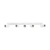 kelvo® SPOTA KLV-101-0143 Μοντέρνο Κινούμενο Φωτιστικό Σποτ Οροφής με Ντουί 5 x GU10 90° AC 220-240V IP20 - Λευκό Ματ - Μ79.5 x Π6.3 x Υ14cm kelvo® SPOTA KLV-101-0143 Μοντέρνο Κινούμενο Φωτιστικό Σποτ Οροφής με Ντουί 5 x GU10 90° AC 220-240V IP20 - Λευκό Ματ - Μ79.5 x Π6.3 x Υ14cm