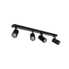 kelvo® SPOTA KLV-101-0140 Μοντέρνο Κινούμενο Φωτιστικό Σποτ Οροφής με Ντουί 4 x GU10 90° AC 220-240V IP20 - Μαύρο Ματ - Μ64 x Π6 x Υ14cm kelvo® SPOTA KLV-101-0140 Μοντέρνο Κινούμενο Φωτιστικό Σποτ Οροφής με Ντουί 4 x GU10 90° AC 220-240V IP20 - Μαύρο Ματ - Μ64 x Π6 x Υ14cm