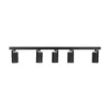 kelvo® SPOTA KLV-101-0142 Μοντέρνο Κινούμενο Φωτιστικό Σποτ Οροφής με Ντουί 5 x GU10 90° AC 220-240V IP20 - Μαύρο Ματ - Μ79.5 x Π6.3 x Υ14cm kelvo® SPOTA KLV-101-0142 Μοντέρνο Κινούμενο Φωτιστικό Σποτ Οροφής με Ντουί 5 x GU10 90° AC 220-240V IP20 - Μαύρο Ματ - Μ79.5 x Π6.3 x Υ14cm