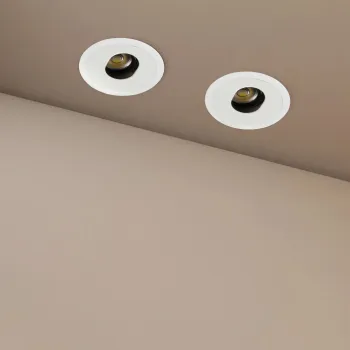 kelvo ASYMMETRICAL KLV-101-0131 Χωνευτό Downlight Σποτ LED 7W 840lm 15°x30° AC 220-240V IP20 Θερμό Λευκό 2700K - Bridgelux COB Chip & TÜV SÜD Driver - Λευκό Ματ - Μ8.3 x Π8.3 x Υ8.2cm / Q7.3cm - 5 Χρόνια Εγγύηση