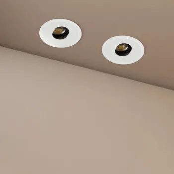 kelvo ASYMMETRICAL KLV-101-0130 Χωνευτό Downlight Σποτ LED 7W 840lm 15°x30° AC 220-240V IP20 Θερμό Λευκό 2700K - Bridgelux COB Chip & TÜV SÜD Driver - Μαύρο Ματ - Μ8.3 x Π8.3 x Υ8.2cm / Q7.3cm - 5 Χρόνια Εγγύηση