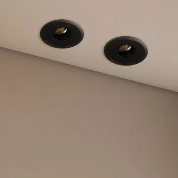 kelvo ASYMMETRICAL KLV-101-0132 Χωνευτό Downlight Σποτ LED 7W 875lm 15°x30° AC 220-240V IP20 Φυσικό Λευκό 4500K - Bridgelux COB Chip & TÜV SÜD Driver - Μαύρο Ματ - Μ8.3 x Π8.3 x Υ8.2cm / Q7.3cm - 5 Χρόνια Εγγύηση