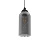 GLOBOSTAR® TUBE 206-0030 Μοντέρνο Κρεμαστό Φωτιστικό Οροφής με Ντουί 1 x E27 AC 220-240V IP20 - Μαύρο Φιμέ - Μ10 x Π10 x Υ24cm GLOBOSTAR® TUBE 206-0030 Μοντέρνο Κρεμαστό Φωτιστικό Οροφής με Ντουί 1 x E27 AC 220-240V IP20 - Μαύρο Φιμέ - Μ10 x Π10 x Υ24cm