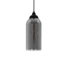 GLOBOSTAR® TUBE 206-0030 Μοντέρνο Κρεμαστό Φωτιστικό Οροφής με Ντουί 1 x E27 AC 220-240V IP20 - Μαύρο Φιμέ - Μ10 x Π10 x Υ24cm GLOBOSTAR® TUBE 206-0030 Μοντέρνο Κρεμαστό Φωτιστικό Οροφής με Ντουί 1 x E27 AC 220-240V IP20 - Μαύρο Φιμέ - Μ10 x Π10 x Υ24cm
