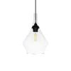 GLOBOSTAR® TORU 206-0042 Μοντέρνο Κρεμαστό Φωτιστικό Οροφής με Ντουί 1 x E27 AC 220-240V IP20 - Διάφανο - Μ20 x Π20 x Υ31cm GLOBOSTAR® TORU 206-0042 Μοντέρνο Κρεμαστό Φωτιστικό Οροφής με Ντουί 1 x E27 AC 220-240V IP20 - Διάφανο - Μ20 x Π20 x Υ31cm