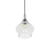 GLOBOSTAR® TORU 206-0042 Μοντέρνο Κρεμαστό Φωτιστικό Οροφής με Ντουί 1 x E27 AC 220-240V IP20 - Διάφανο - Μ20 x Π20 x Υ31cm GLOBOSTAR® TORU 206-0042 Μοντέρνο Κρεμαστό Φωτιστικό Οροφής με Ντουί 1 x E27 AC 220-240V IP20 - Διάφανο - Μ20 x Π20 x Υ31cm