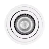 kelvo AKIRA KLV-101-0025 Κινούμενο Φωτιστικό Downlight Σποτ για Λάμπα MR16 με Ντουί GU10 AC 220-240V IP20 - Λευκό Ματ - Μ8 x Π8 x Υ10cm