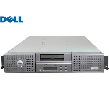 REFURBISHED TAPE LIBRARY DELL POWERVAULT 124T 2U WITH 1xLTO3 DRIVE/1xMAG GRADE A