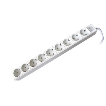 REFURBISHED POWERSTRIP PULTI 9P 1U WHITE 3PHASE GRADE A