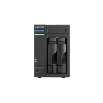 REFURBISHED STORAGE ASUSTOR AS6302T 2x3.5"  INTEL CELERON/2GB/2xNIC 1Gb GRADE A