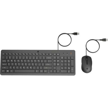 KEYBOARD MOUSE WIRED COMBO HP 150 GREEK NEW