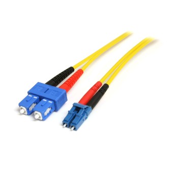 FIBER OPTICAL PATCH CORD LC-SC SINGLE MODE 10M 9/125 DUPLEX