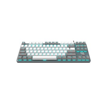 KEYBOARD AULA F3287 MECHANICAL WHITE - GRAY KEYCAPS  USB US-GR NEW
