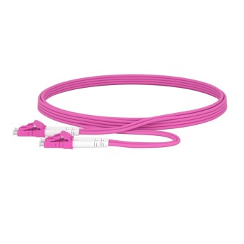 REFURBISHED FIBER OPTIC CABLE LC/LC 50/125 OM4 LSZH 2M NEW GRADE A
