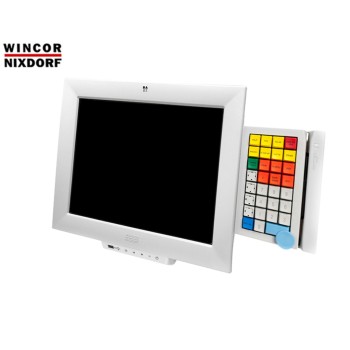 REFURBISHED POS MONITOR 15" TOUCH WINCOR BA83A WH MSR/KB NO BASE/CBL GRADE A