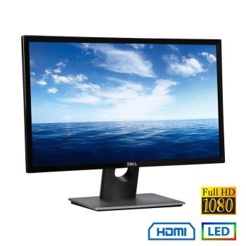 Used (A-) Monitor SE416H LED/Dell/24”FHD/1920x1080/Wide/Black/Grade A-/D-SUB & HDMI