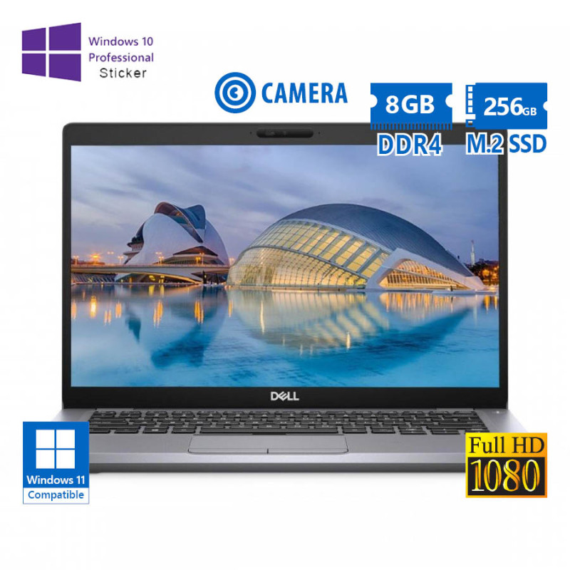 REFURBISHED Dell (A-) Latitude 5410 i5-10310U/14``FHD/8GB DDR4/256GB M.2 SSD/No ODD/Camera/ Grade A- Refurbis (No OS)