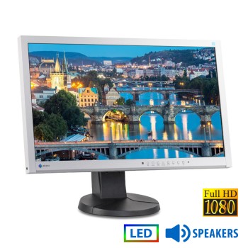 REFURBISHED Used (A-) Monitor FlexScan EV2335W LED/Eizo/23\\"FHD/1920x1080/Wide/Gray/Black/w/Speakers/Grade A-/D-S Grade A